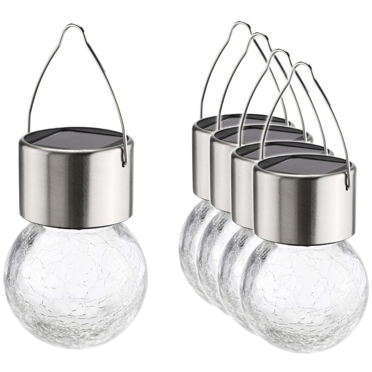 Hallo hi Solarhangers LED 5 ST Craquele Glass