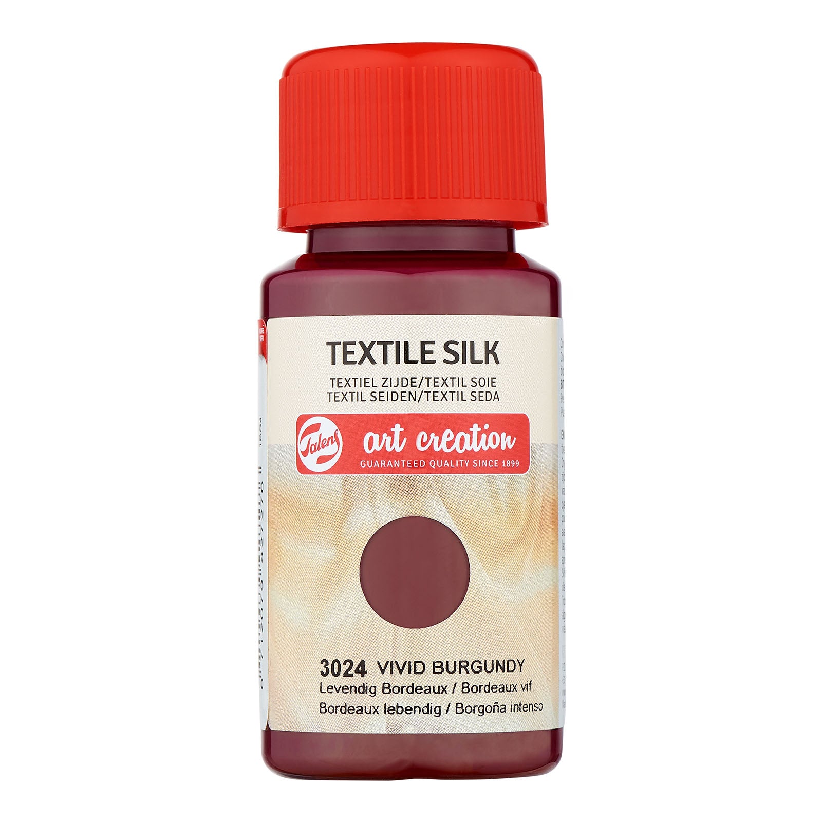 Talens Art Creation • Textilseide 50 ml lebhaftes Burgunderrot