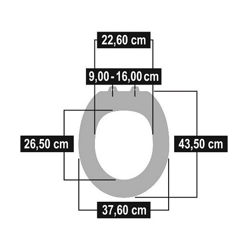 Cornat Cornat KSDSC534 Schneckenholz WC Brille Softclose 90-160 mm