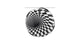 Cornat Cornat SA1027 Abflussstecker Dekor Twist 39,5 mm