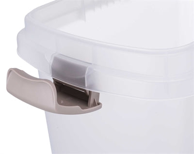 Trixie Voerton luftdicht lockbar Kunststoff transparent weiß Weiß