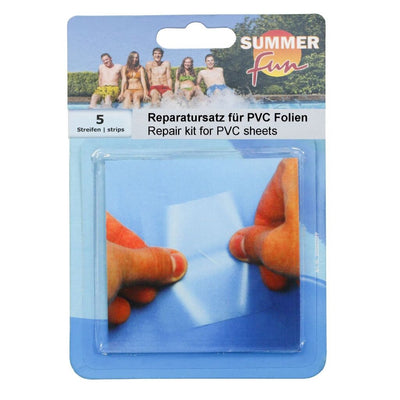 Grundlegende Sommerspaß -Reparatur -Kit PVC Folie 5 Stück