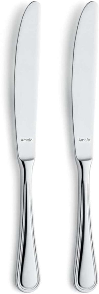Amefa Haydn - 2-teiliges Tafelmesserset - Hochglanz - silberfarben