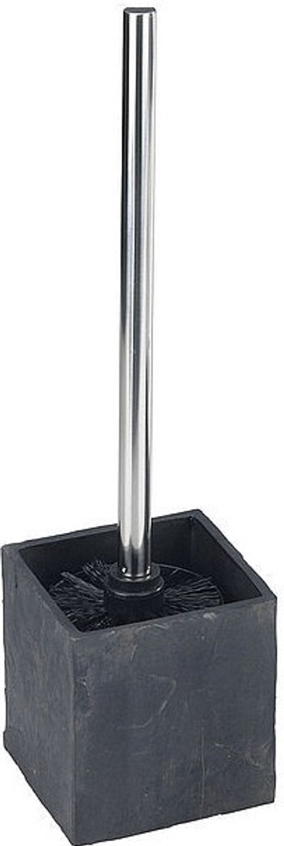 Wenko Toilettenbürste und Halter Polyresin 10 x 39 cm Anthrazit