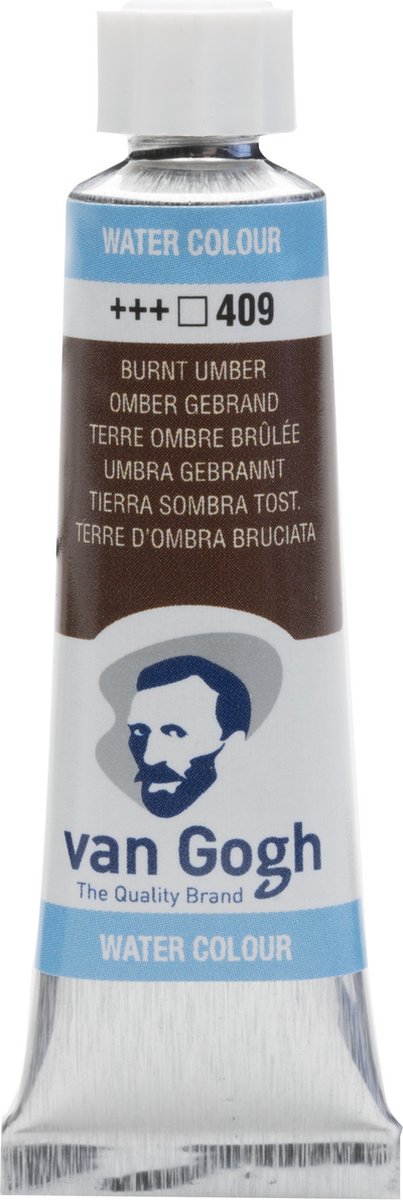 Van Gogh Aquarellfarbe Tube – 10 ml 409 gebranntes Umbra