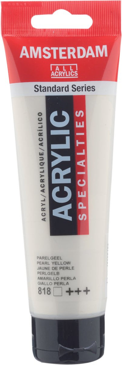 Acrylfarbe der Amsterdamer Standardserie, Tube 120 ml, Perlgelb 818