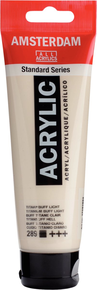 Acrylfarbe der Amsterdam Standard-Serie, Tube 120 ml, Titanium Buff Light 289
