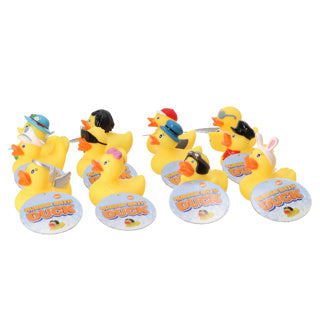 Badeente 10 cm 12-fach sortiert | 12 Stück