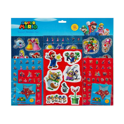 Super Mario Super Mario Aufkleber -Set