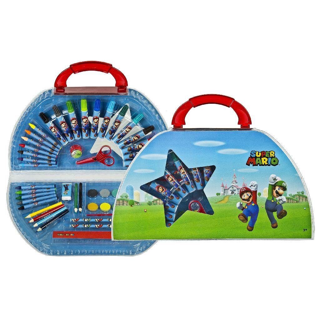 Super Mario Super Mario Farbkoffer 51-Stück