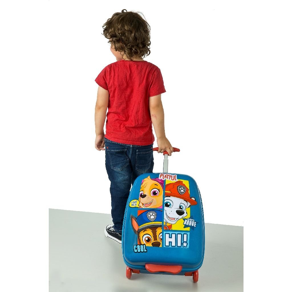 Pfotenpatrouille Trolley 20x33x44 cm blau rot
