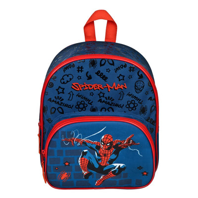 Undercover -Rucksack mit Spiderman Fronttasche
