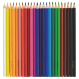 Stylex Stylex Dreiecksfarbene Bleistifte 24 Farben - afbeelding 2