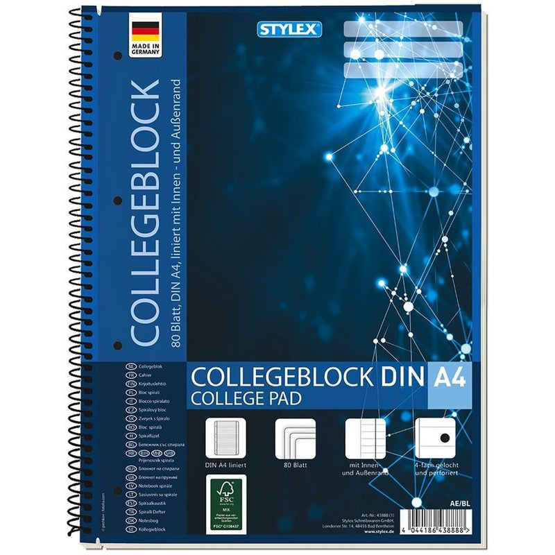 Stylex Stylex A4 CEOose Beck mit Linien 80 Räume