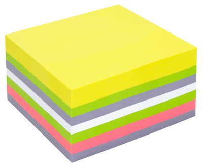 Info Notizen Info Notizen in 5654-80 75x75mm, 400 Blätter, 5 Farben, FSC.
