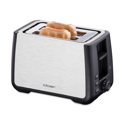 Cloer Cloer 3569 Kingsize -Toaster Edelstahl schwarz