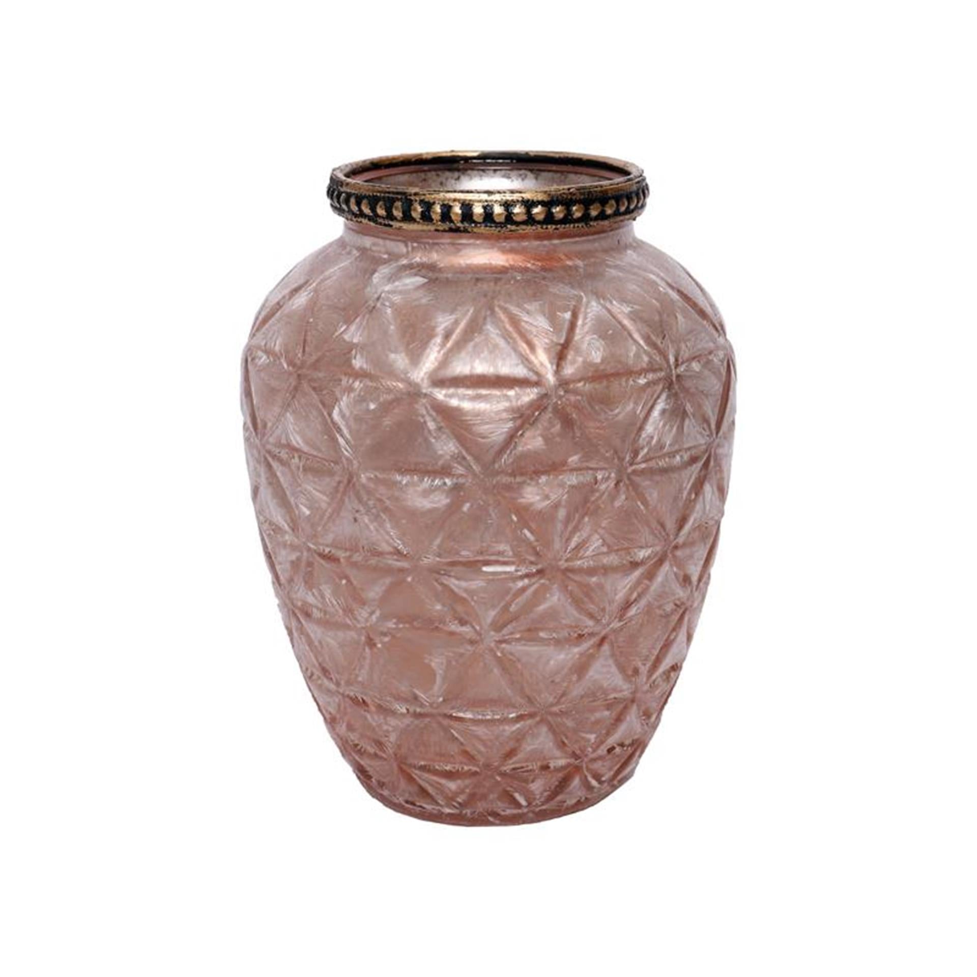 House of Nature Teelichthalter Karat 14cm rosa