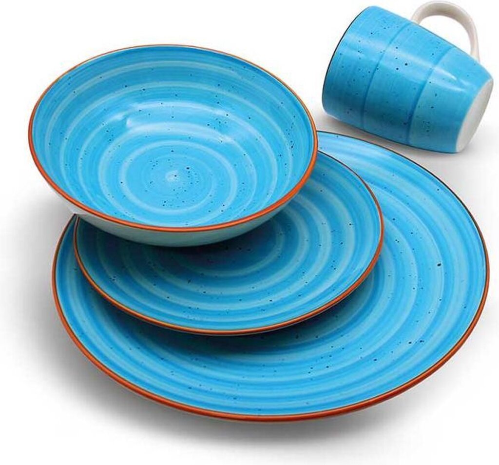 Michelino Michelino Service Set (türkisblau) 16-Stück für 4 Personen