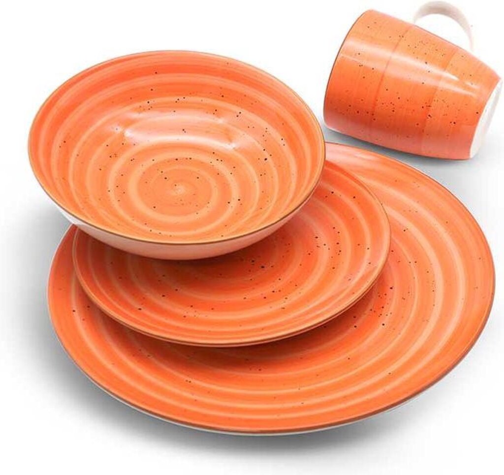 Michelino Michelino Service Set Oranje 16-teilig für 4 Persoons Zeichen