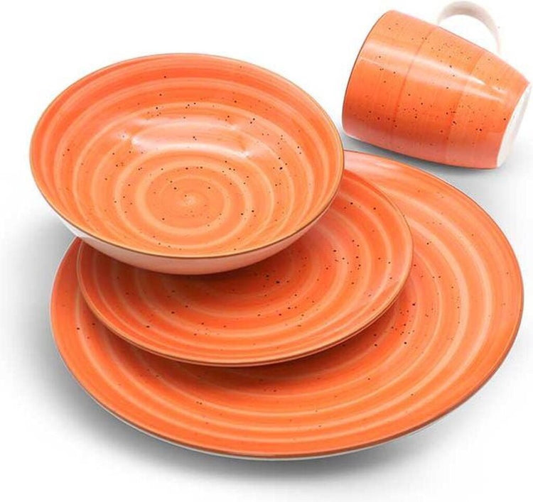 Michelino Michelino Service Set Oranje 16-teilig für 4 Persoons Zeichen
