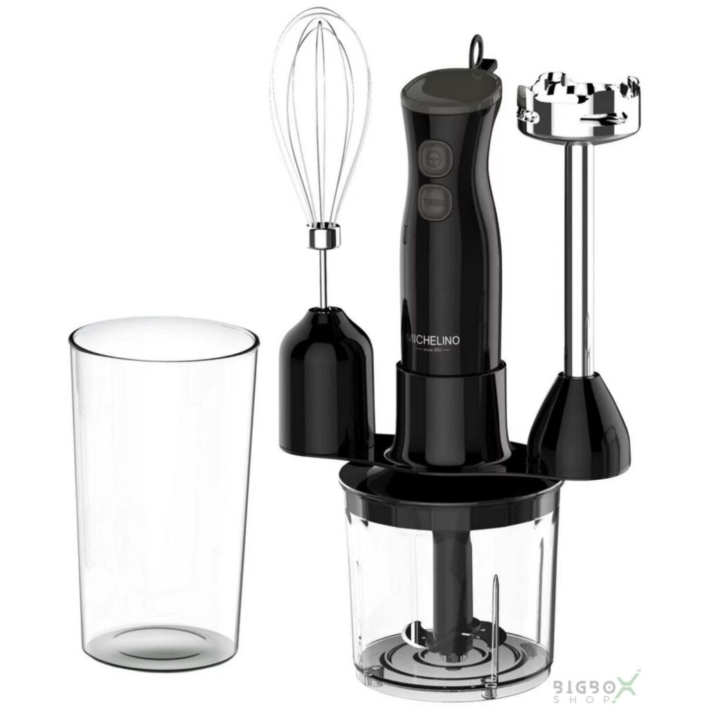 Michelino Michelino Handmixer Set 6-teilig Schwarz