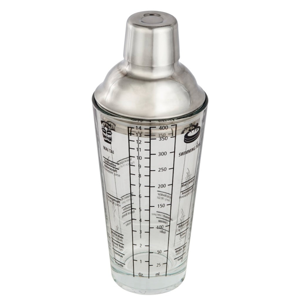 Xavax Xavax Cocktail Shaker aus Glas 400 ml