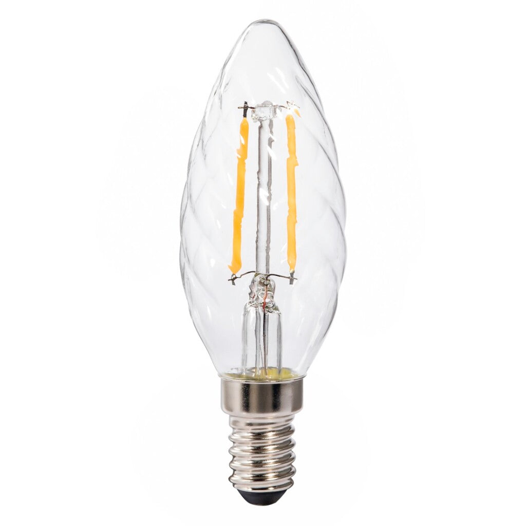 Xavax Xavax LED GLOW Wire E14 250 lm ersetzt 25W Kerzenlampe warmes Weiß