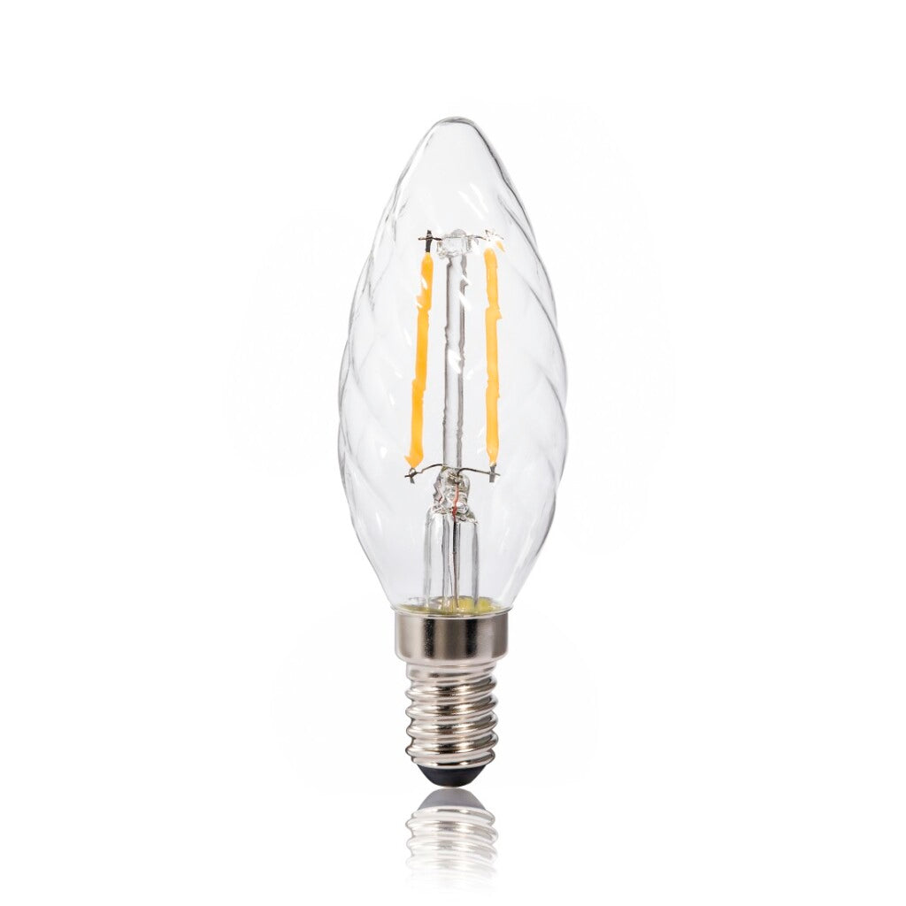 Xavax Xavax LED GLOW Wire E14 250 lm ersetzt 25W Kerzenlampe warmes Weiß