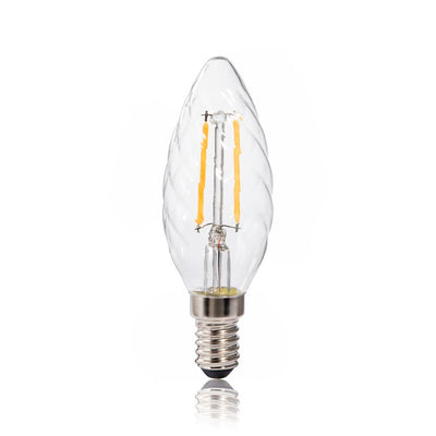 Xavax Xavax LED GLOW Wire E14 250 lm ersetzt 25W Kerzenlampe warmes Weiß