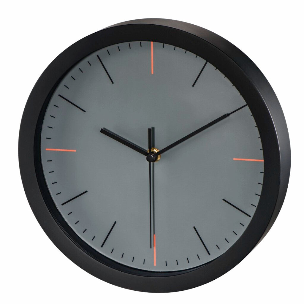 Hama -Wanduhr Maxr Ø 25 cm Rauscharm grau