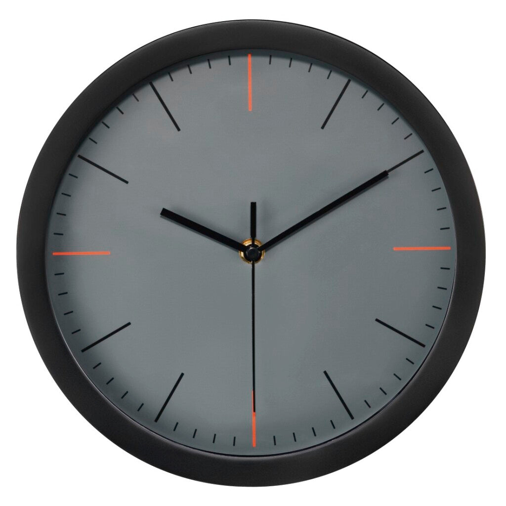 Hama -Wanduhr Maxr Ø 25 cm Rauscharm grau