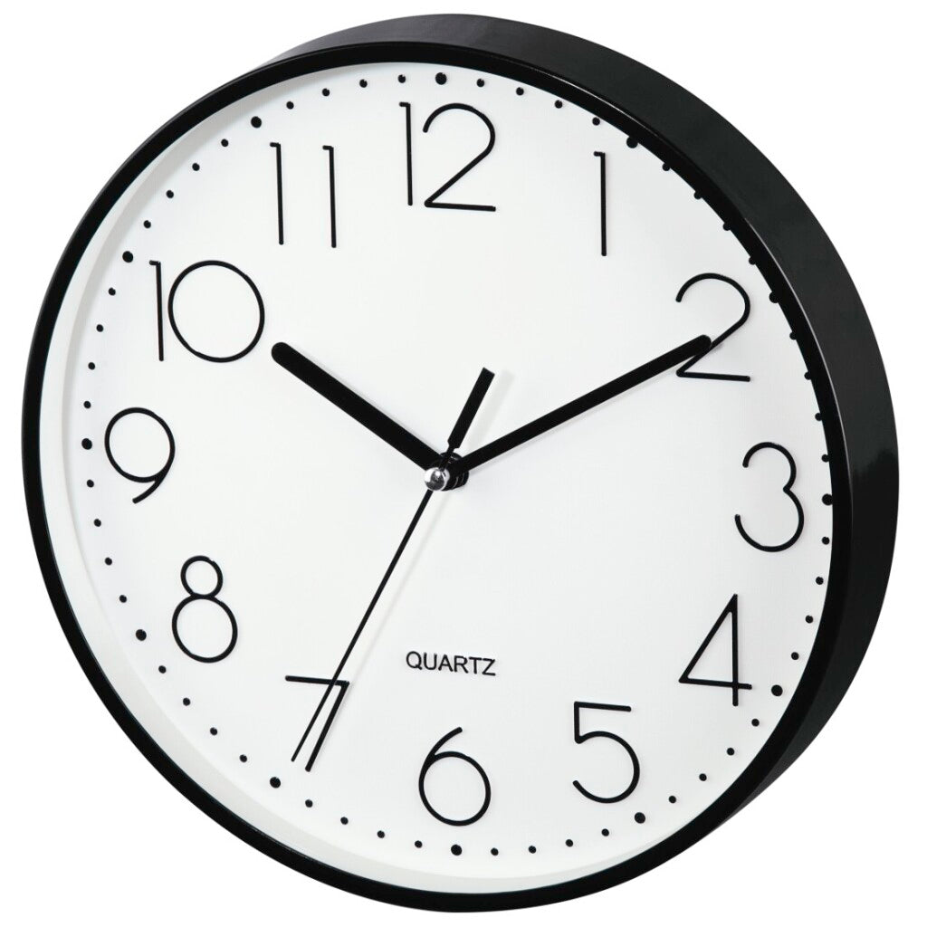 Hama Wanduhr PG-220 Sound Arm Schwarz schwarz