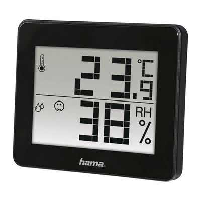 Hama Thermo-Hygrometer Th-130 Schwarz