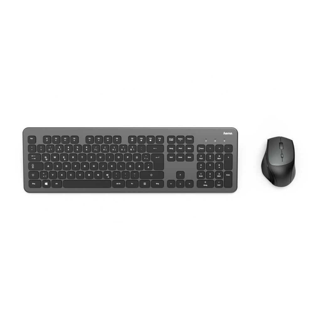 Hama Wireless Keyboard-Maus-Set KMW-700 Anthrazit schwarz US