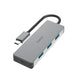 Hama USB-C-Hub 4-Port USB 3.2 gen2 10 Gbit S Aluminium