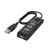 Hama USB-Hub 4-Port USB 2.0 480 Mbit s Ein-/Ausschalter