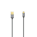 HAMA USB-C-Kabel USB 2,0 480 mbit Metall 0,75 m - afbeelding 1