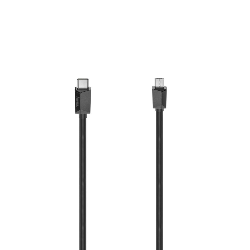 HAMA USB-C-Kabel USB-C-Stecker Micro-USB-Stecker USB 2,0 480 Mbit S 0,75 m