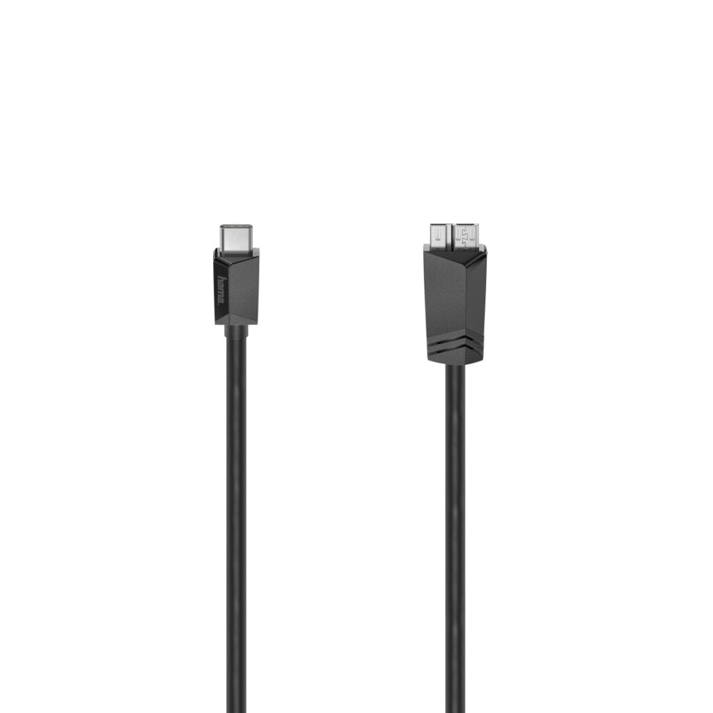 HAMA USB-C-Kabel USB-C-Stecker Micro-USB-St. USB 3,2 Gen1 5 Gbit S 0,75 m