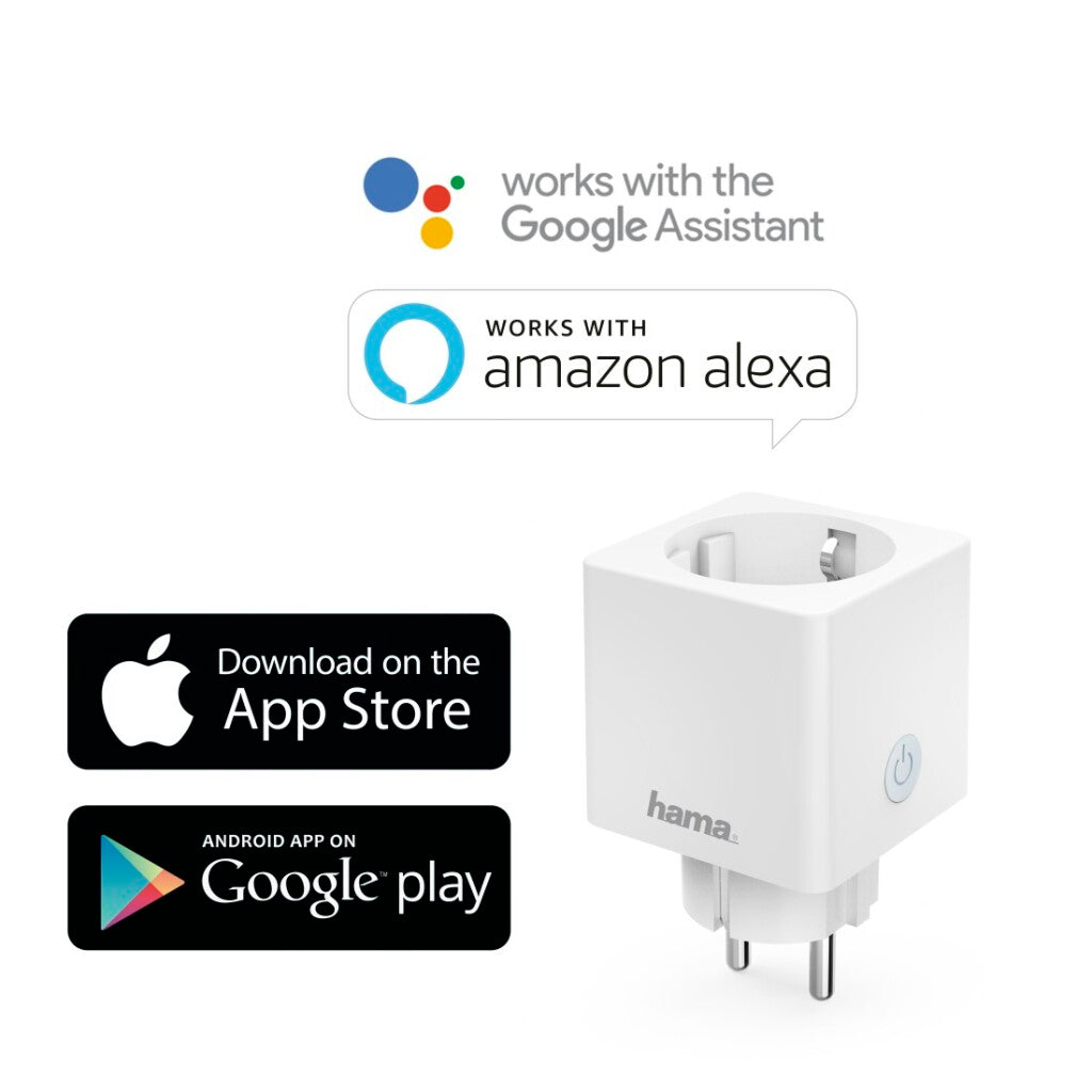 Hama WiFi-Stopcontakt kleiner Platz 3.680 W 16A Pak Van 3