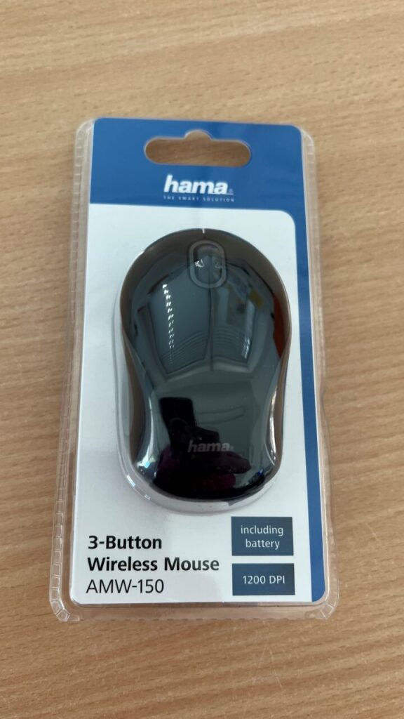 Hama Optical minimis 3 Knöpfe Wireless Maus AMW-150 Schwarz