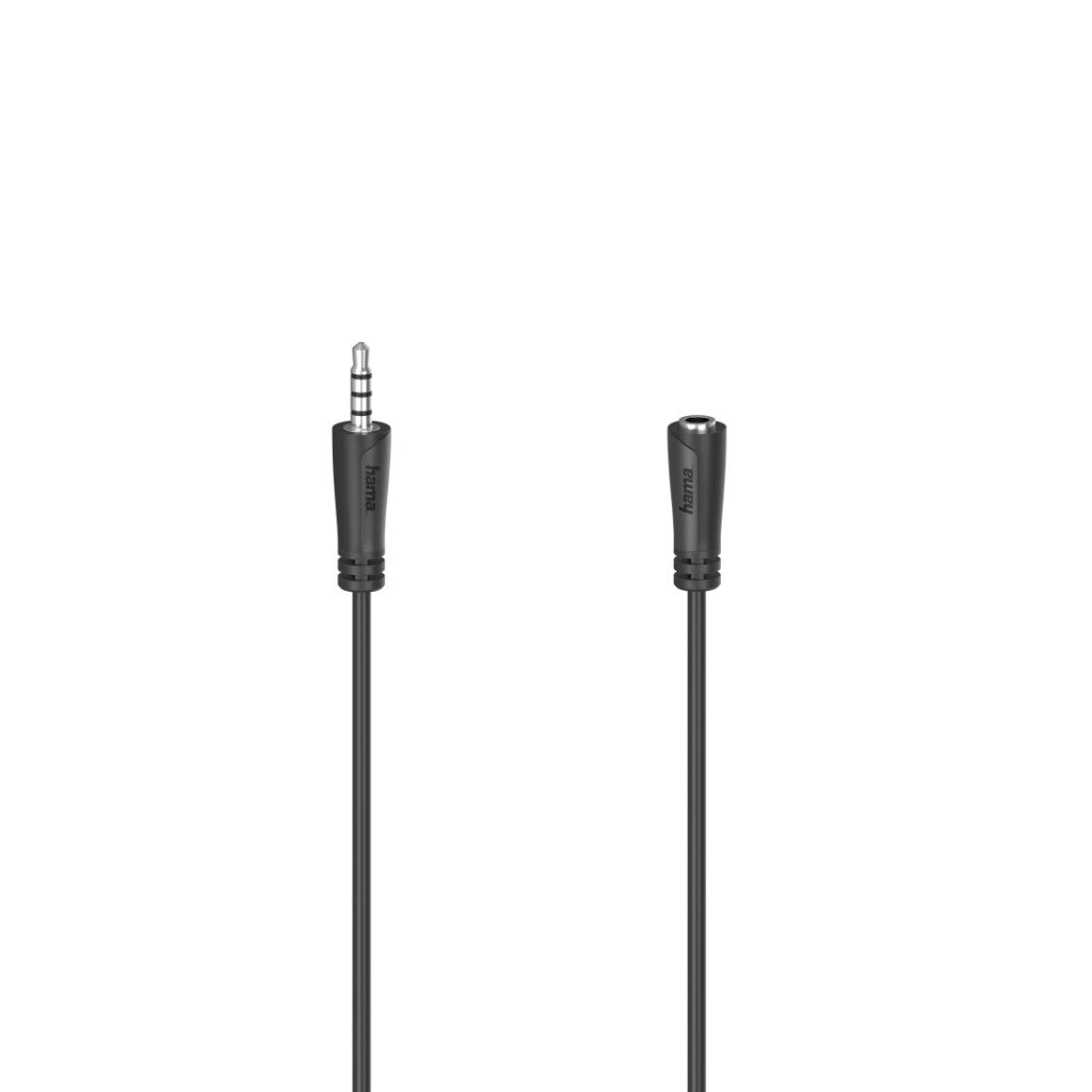 Hama Headset Extension Cable 4pol. 3,5 mm Jack Kupplung Stereo 1,5 m