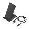 Hama drahtloses Ladegerät Qi-FC10S 10 W Wireless Smartphone-Ladeweg schwarz