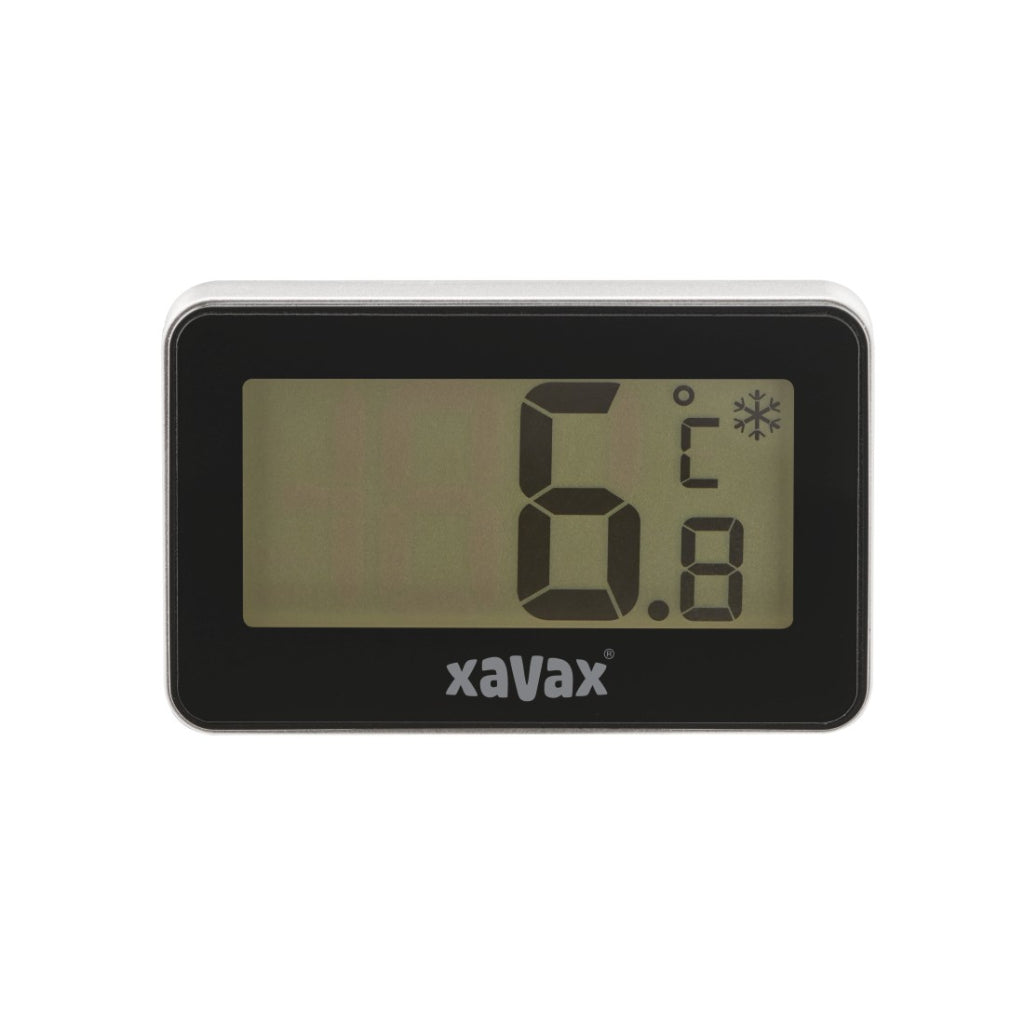 Xavax Xavax Digitales Thermometer für Kühlschrank Gefrierschrank und Gefrierschrankschwarz