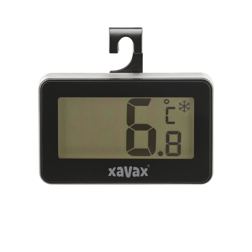 Xavax Xavax Digitales Thermometer für Kühlschrank Gefrierschrank und Gefrierschrankschwarz
