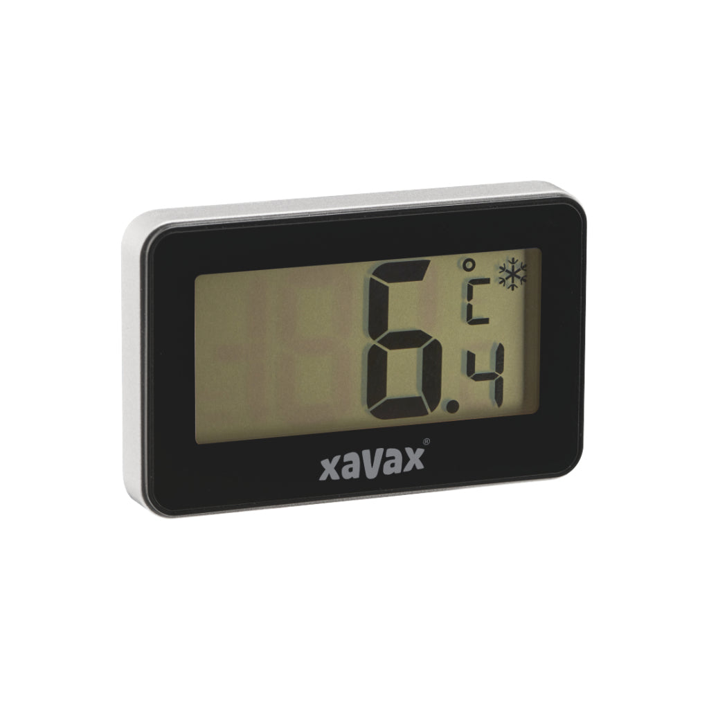 Xavax Xavax Digitales Thermometer für Kühlschrank Gefrierschrank und Gefrierschrankschwarz
