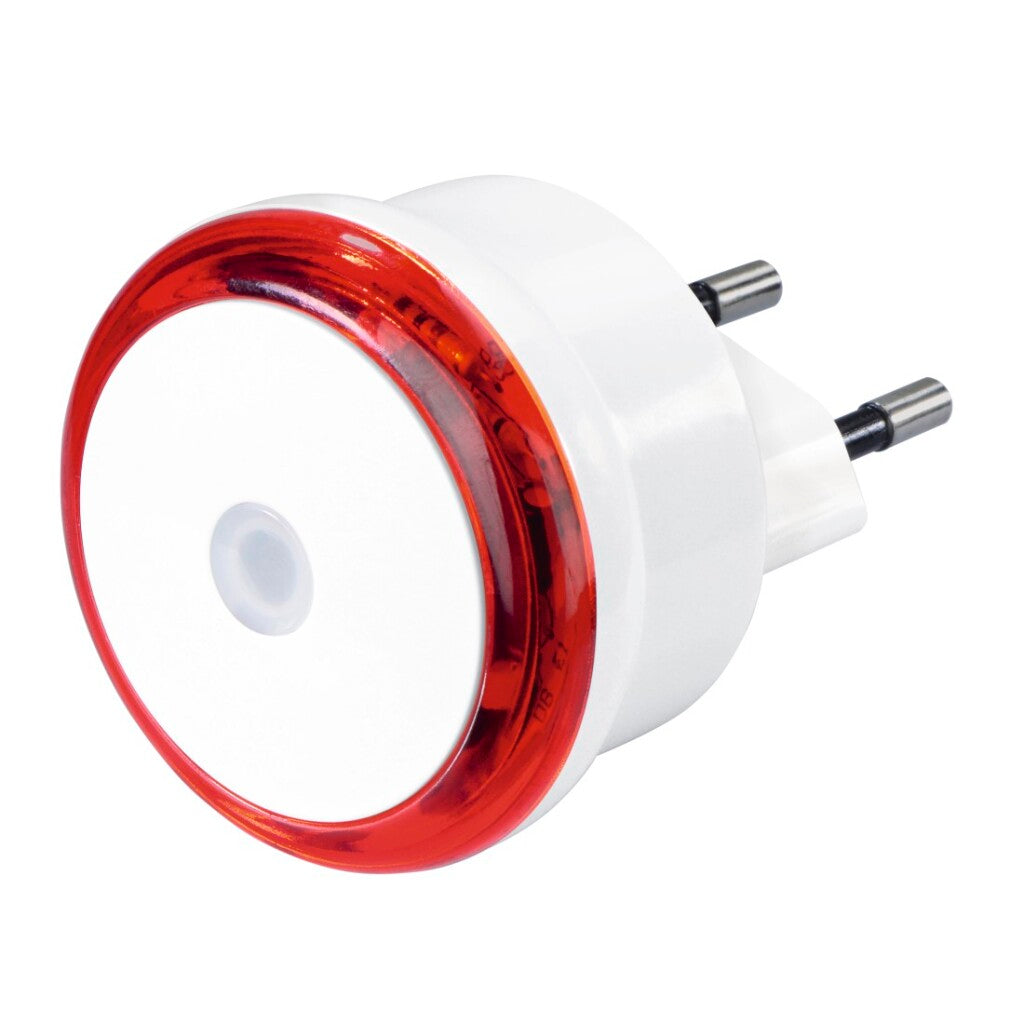 Hama LED Night Light Basic mit Plug -Twist -Sensor Energiegiebenspesp. Rot