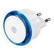 Hama LED-Nachtlicht Basic mit Stecker, Dämmerungssensor, energiesparend. blau