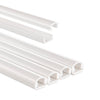 Hama Kabelkanal selbstklebend halbrund 100x1,1x1 cm 4 Stück PVC Weiß