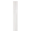 Hama Kabelkanal selbstklebend halbrund 100x1,1x1 cm 4 Stück PVC Weiß